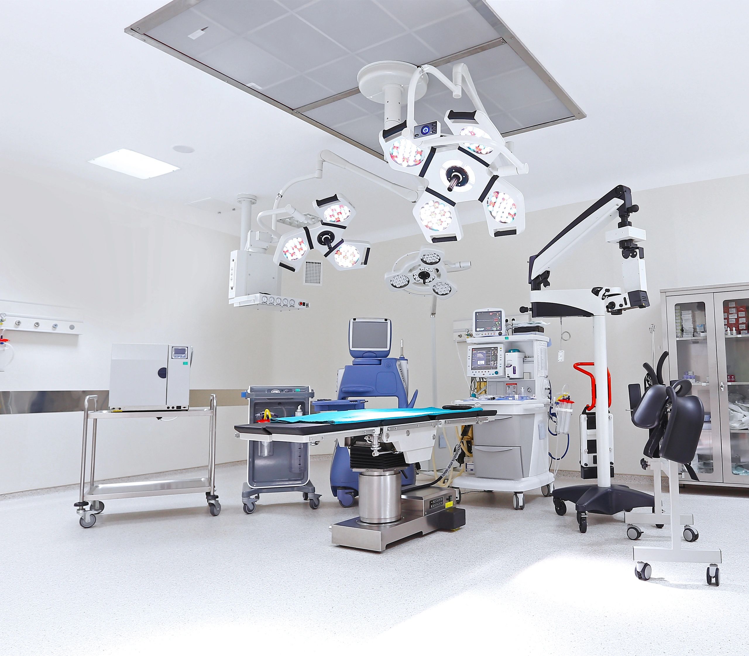 Clean clinical environment representing secure operations